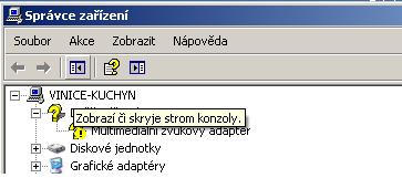 tohle je pohled TentoPC -&gt; Vlastnosti -&gt; Hardware -&gt; Spravce zarizeni...