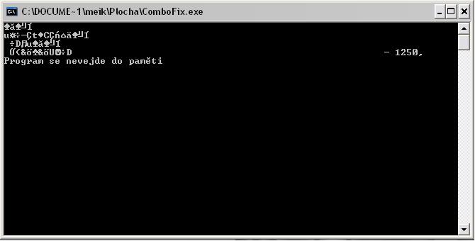 Combofix - error