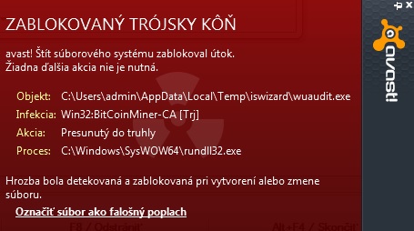warning od avastu