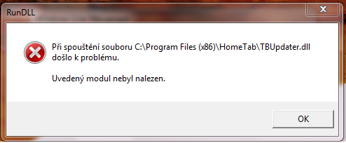 Akorát se mi teďˇpři každém spuštění notebooku objeví tato tabulka.