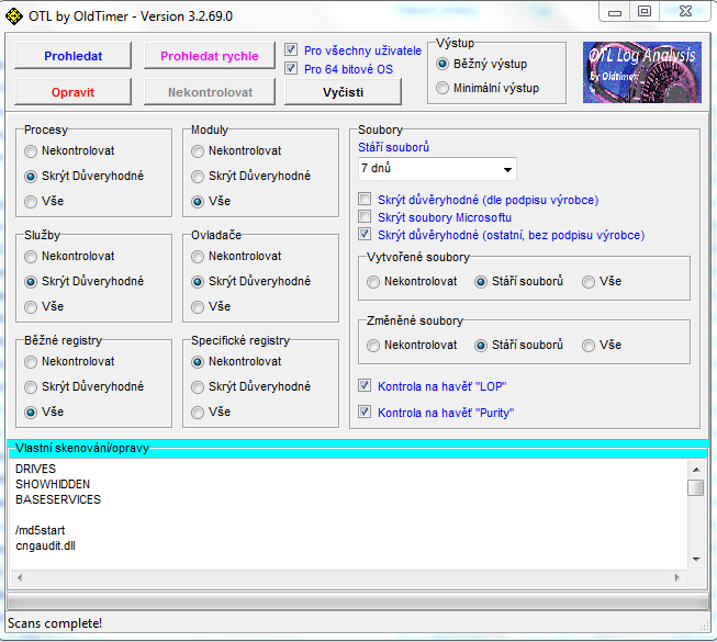 Konfigurace screen